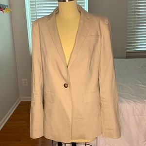 Ann Taylor linen blazer. Size 4. Worn once.